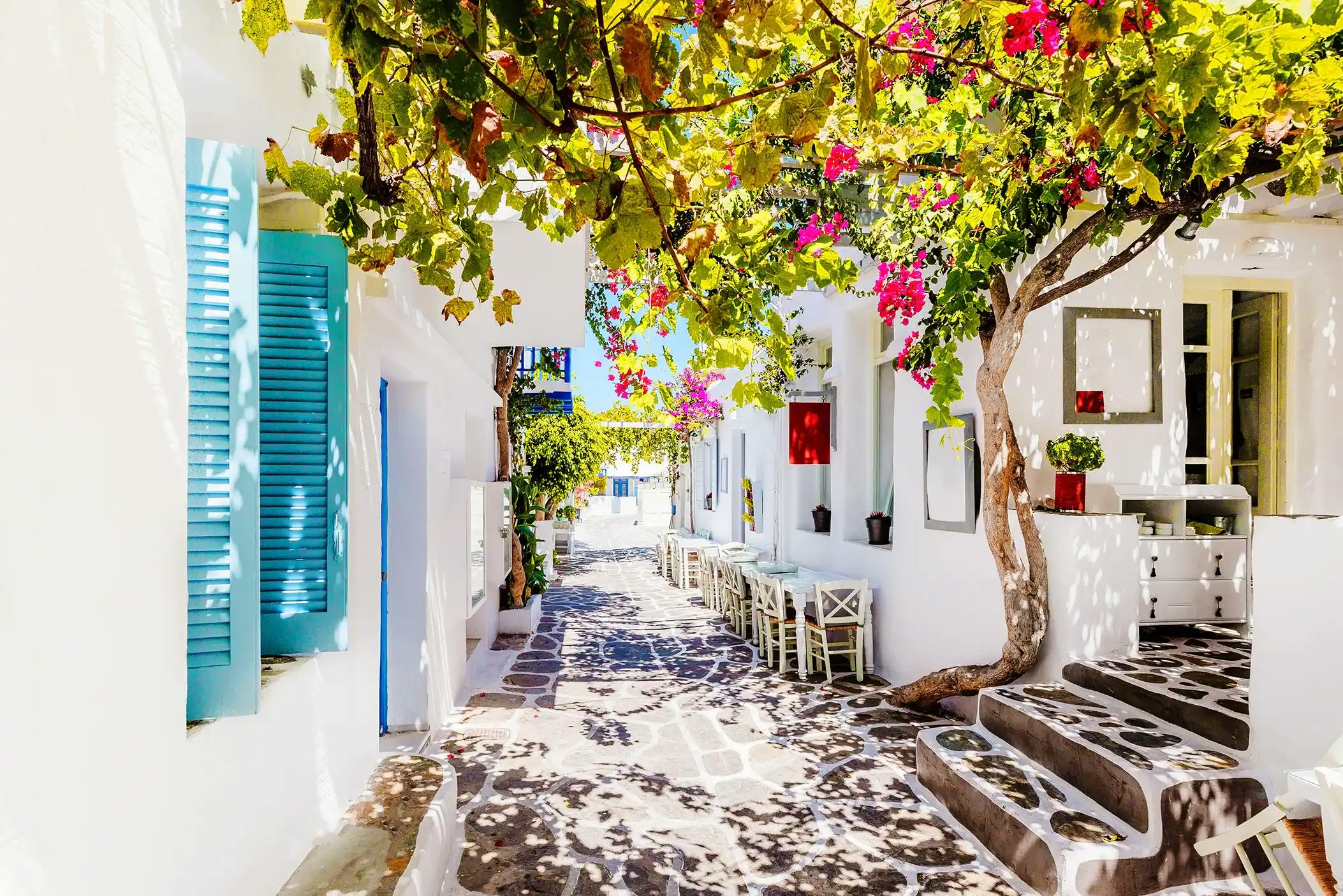 street view of Paros Greece