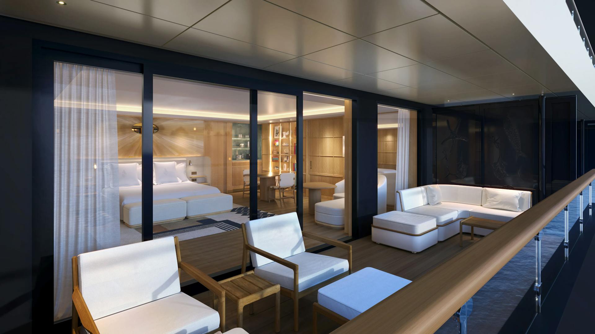 Superior Seaview Suite (Superior Suite) - Balcony Double bed Single Duvet