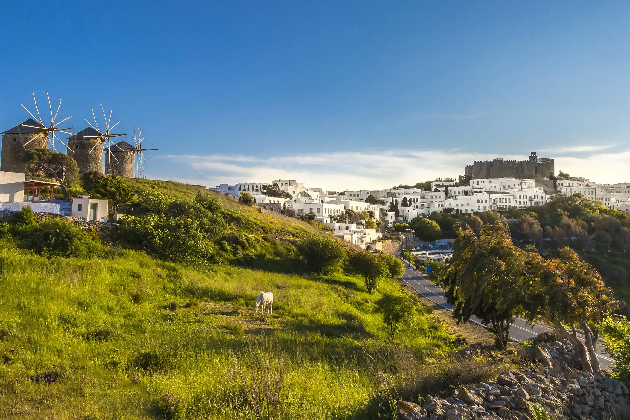 Country side image of Patmos