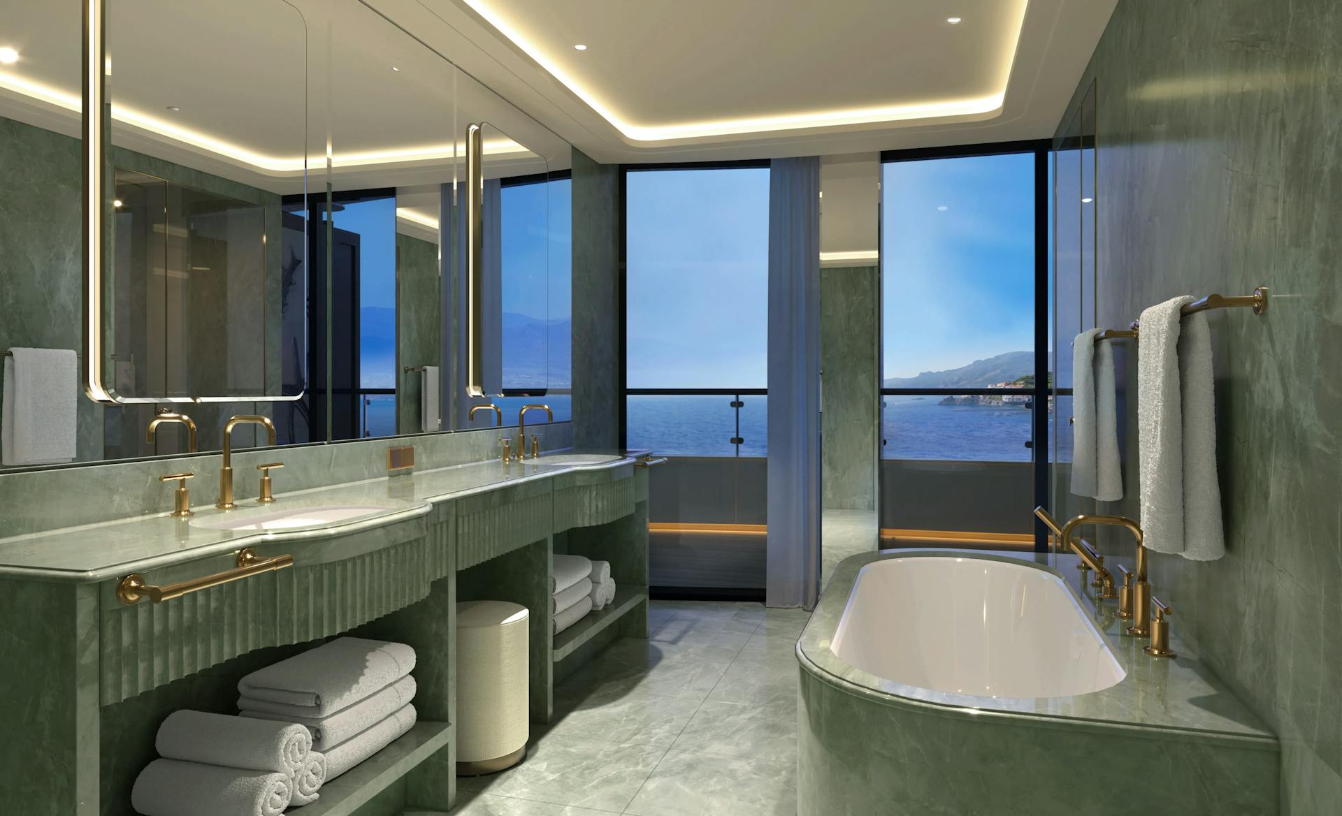 Saint-Tropez Suite (Master Suite E) - Bathroom