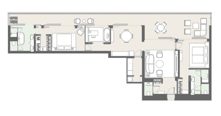 Monte Carlo Suite Floor Plan