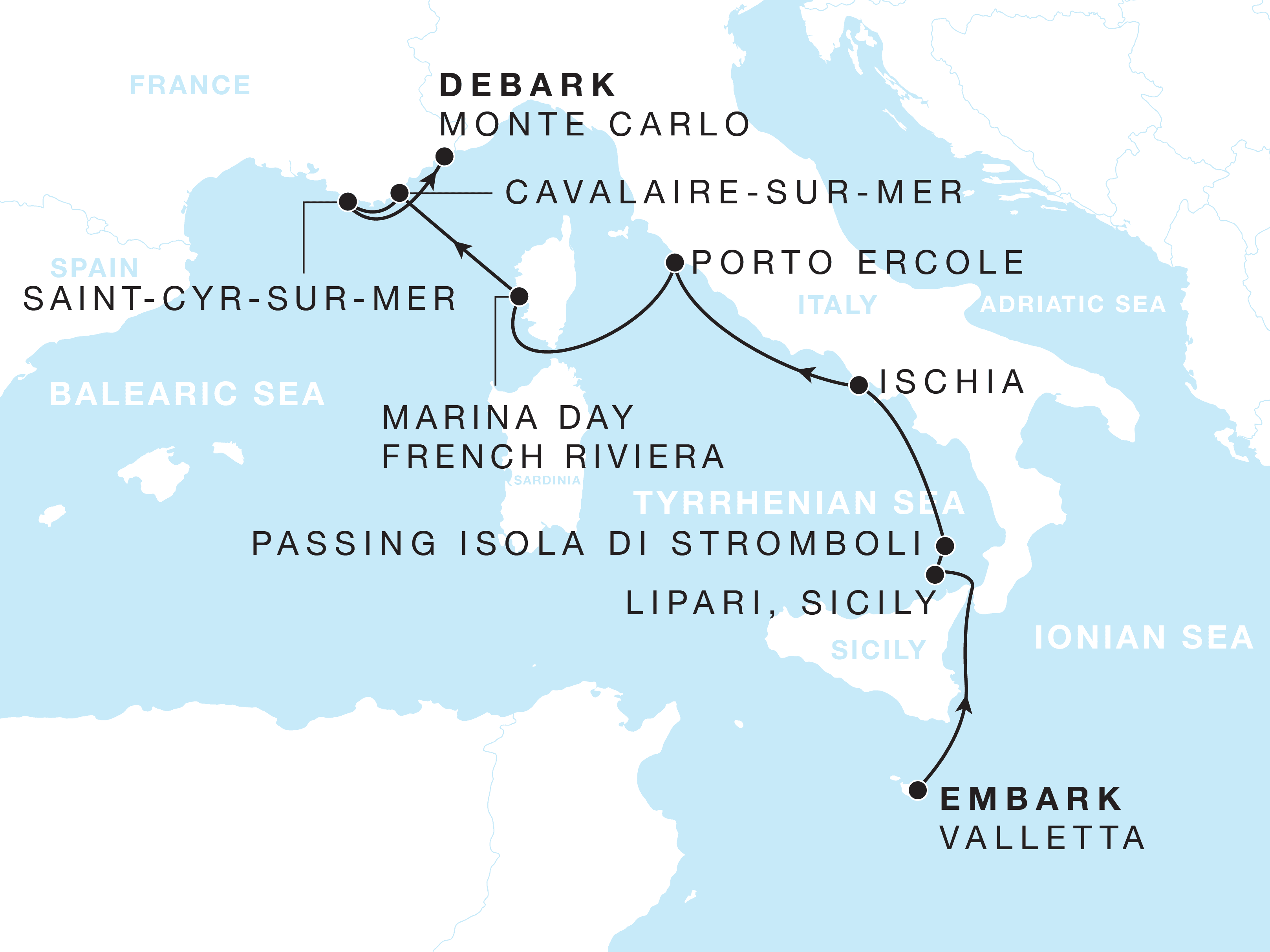 mobile map view of voyage